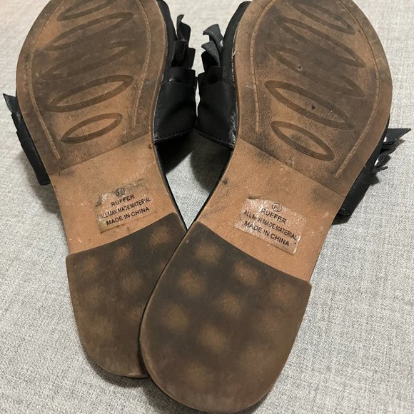 Catherine Malandrino peep toe slides Size 7.5 - Picture 6 of 6